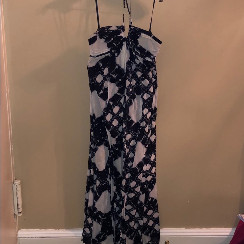 BCBGeneration long tie dye blue maxi dress size 4